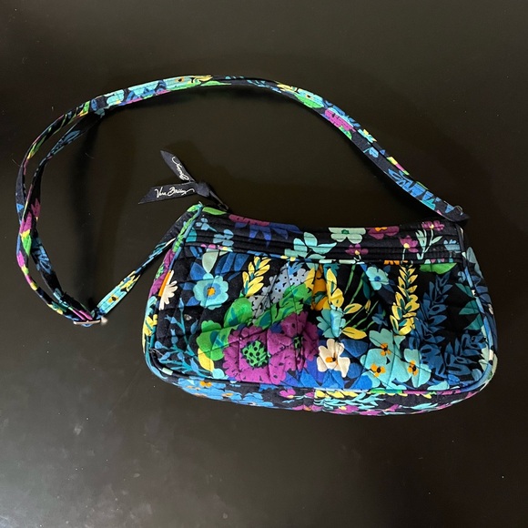Vera Bradley Retired Midnight Blues Large Tote Bag with Matching Crossbody Bag - Picture 8 of 9
